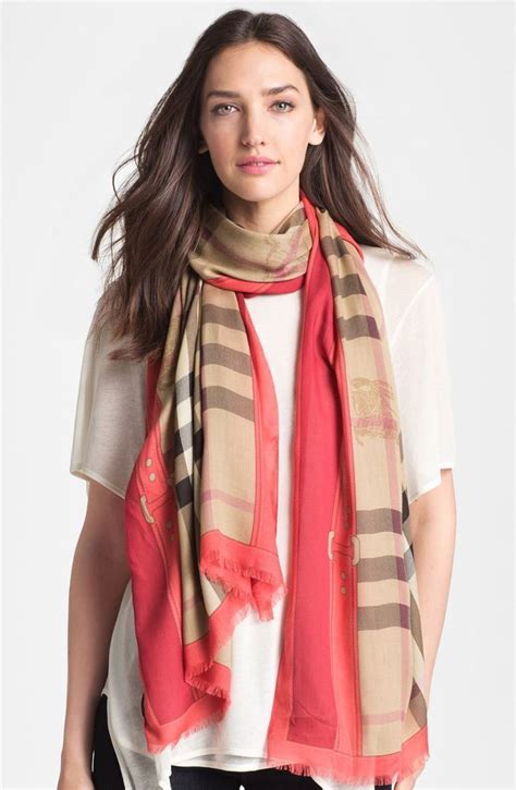 nordstroms burberry infinity scarf|Women's Burberry Oblong Scarves .